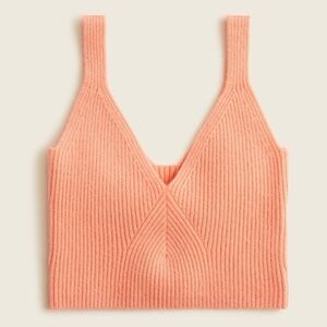 J. Crew - Cashmere Cropped Sweater-Tank
